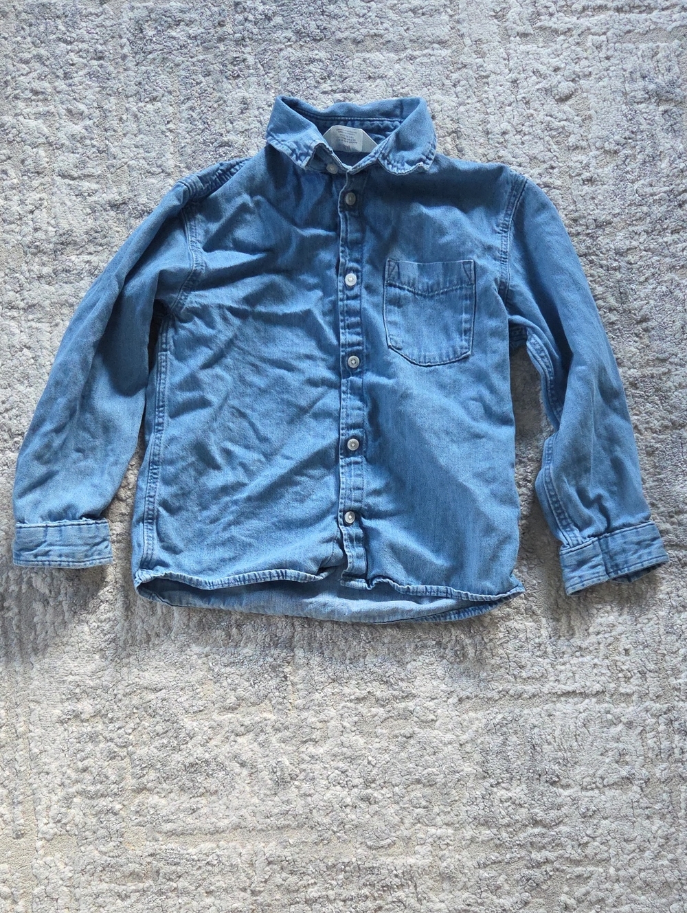 H&M Light Blue Denim Shirt Size 6